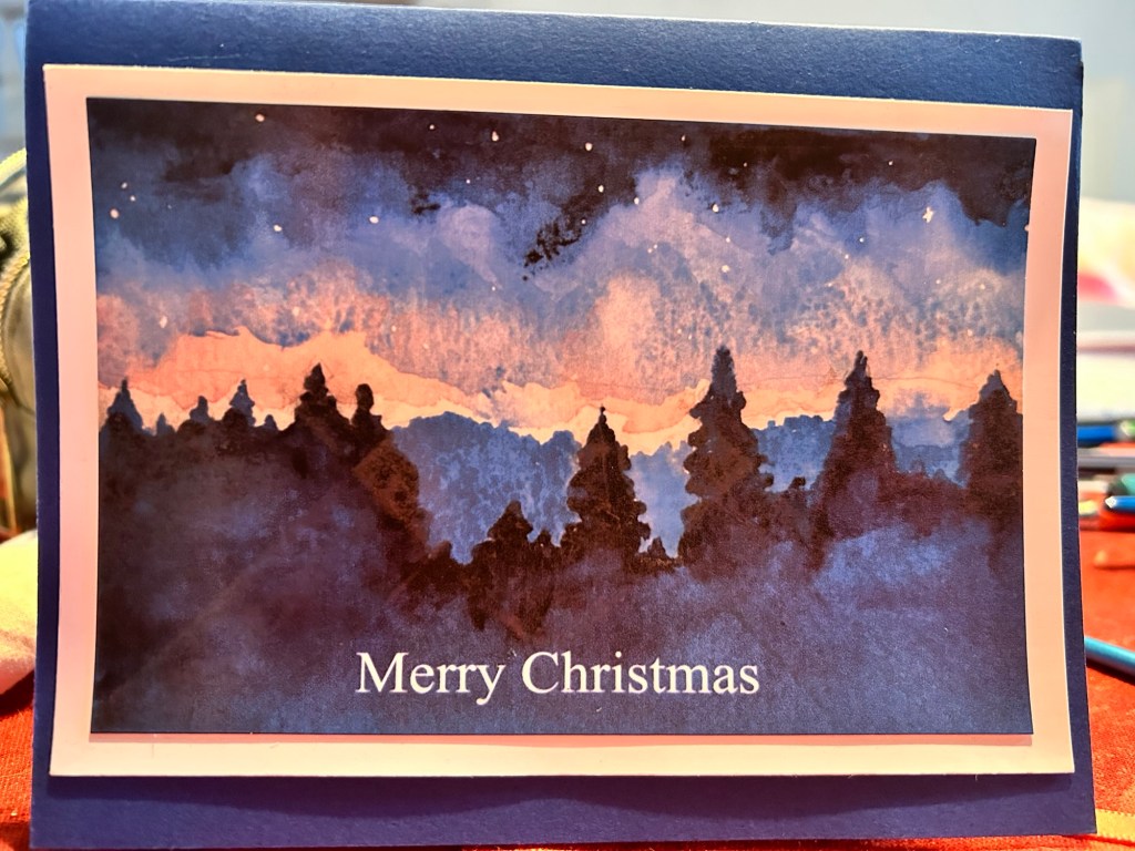 Magnifique carte de vœux