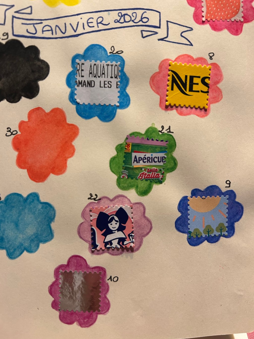 Timbres de janvier 2026