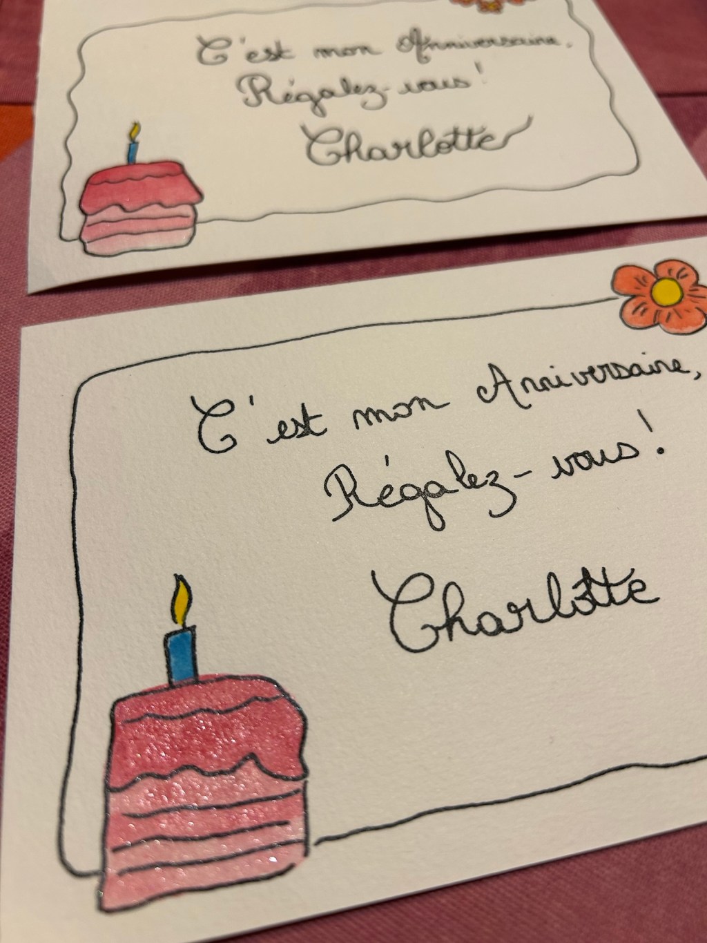 C’est mon anniversaire 🎂 it’s my birthday